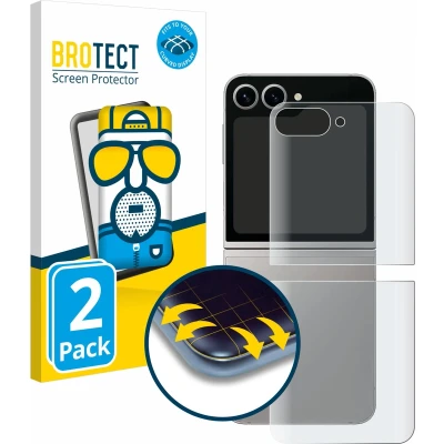 Afbeelding van BROTECT Screenprotector voor Samsung Galaxy Z Flip6 (Achterkant) Folie Beschermfolie matte volledig dekking (2 Stuks)