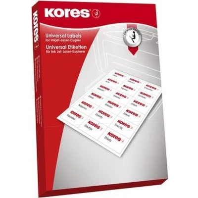 Afbeelding van Etiket Kores ILK 70x32mm recht doos a 100 vel 27 Etiketten per