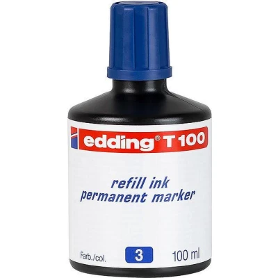 Afbeelding van Edding T 100 inktcartridge 1 stuk(s) Origineel Blauw