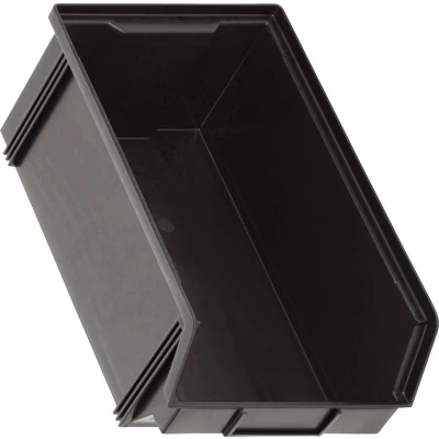 Afbeelding van Alutec 1394103197 Zichtbak ESD CB3ZMC (b x h d) 200 145 350 mm Zwart 1 stuk(s)