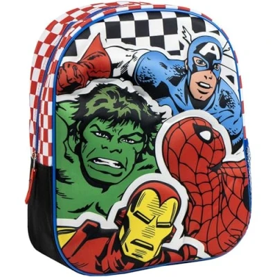 Afbeelding van 3D schoolrugzak The Avengers Zwart 25,0 x 31,0 10,0 cm