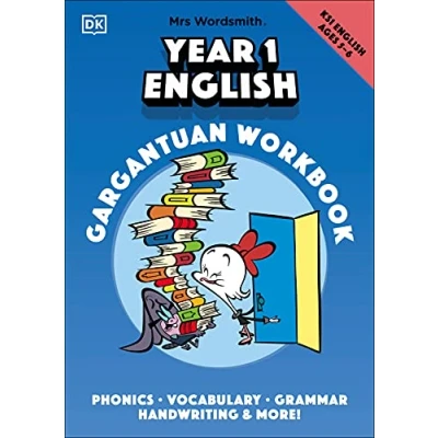 Afbeelding van Mrs Wordsmith Year 1 English Gargantuan Workbook, Ages 5 6 (Key Stage 1)