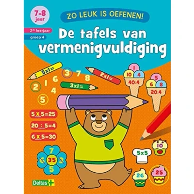 Afbeelding van De tafels van vermenigvuldiging
