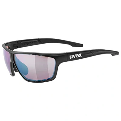 Afbeelding van uvex Sportstyle 706 CV Fietsbril Black Mat / Amber Unisex maat UNI