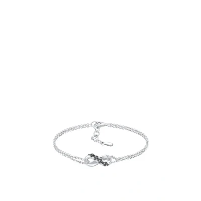 Afbeelding van Elli PREMIUM dames Armband Infinity symbool met diamant (1.95 ct.) in 925 sterling zilver