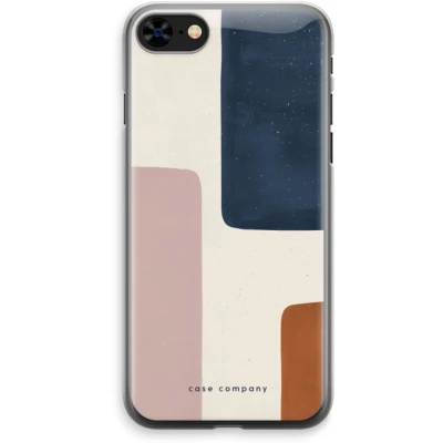 Afbeelding van Case Company® hoesje geschikt voor iPhone 8 Geo #5 Soft Cover Telefoonhoesje Bescherming aan alle Kanten en Schermrand