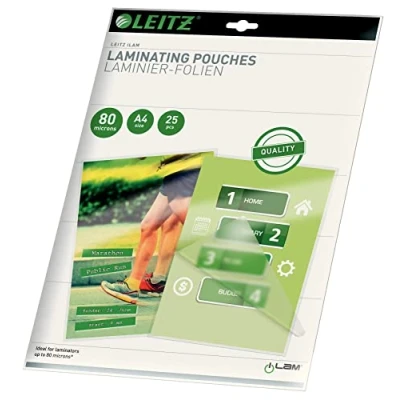Afbeelding van Lamineerhoes Leitz iLAM A4 2x80micron EVA 25stuks