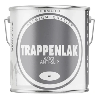 Afbeelding van Hermadix Trappenlak Extra Zijdeglans Wit 2,5 liter