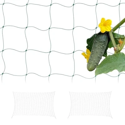 Afbeelding van Relaxdays klimnet voor planten set van 3 180 x 500 cm klimplanten gewassen PE