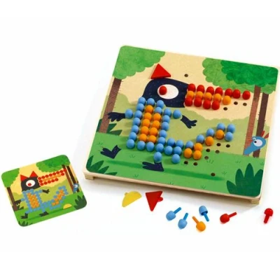 Afbeelding van Djeco mozaïekpuzzels rigolo
