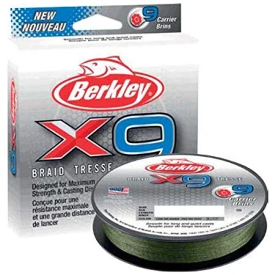 Afbeelding van Berkley X9 Braid 150m 0,40mm Low Vis Green Gevlochten lijn
