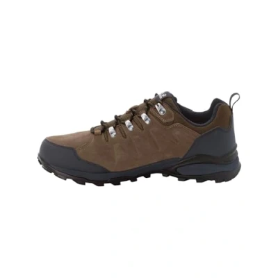 Afbeelding van Jack Wolfskin Refugio Texapore LOW M Sportieve wandelschoenen, Heren, Maat: 45.5, Brown / phantom Leer