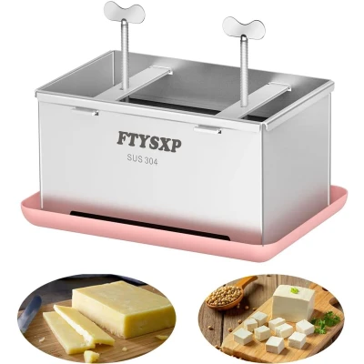 Afbeelding van FTYSXP Tofu pers, 22 x 16 12 cm, roestvrij staal 304, BPA vrij, vaatwasmachinebestendig