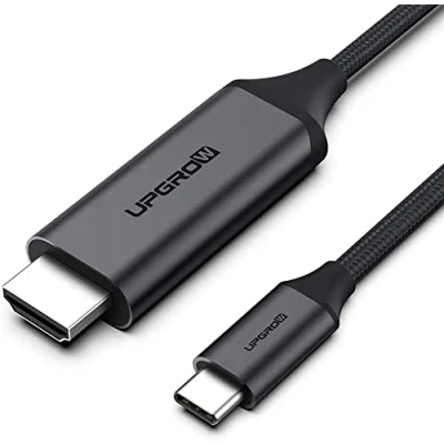 Afbeelding van UPGROW USB C naar HDMI kabel type 4K @ 60Hz voor MacBook Pro, Air, iPad iMac Chromebook Pixel