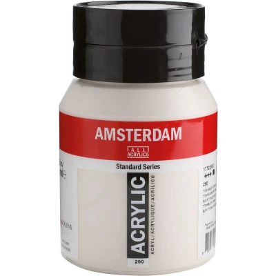 Afbeelding van Amsterdam Standard Acrylverf 500ml 290 Titaanbuff Donker