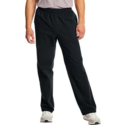 Afbeelding van Hanes X Temp Jersey Pocket Broek met Mouw Zak Heren, zwart.