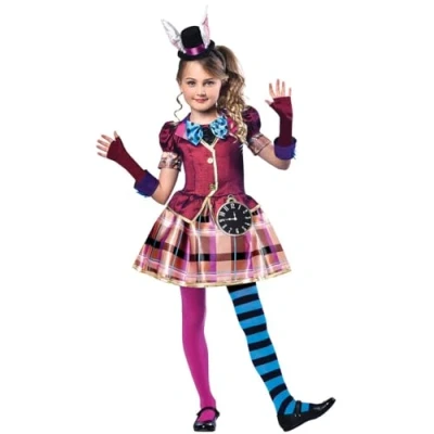 Afbeelding van amscan 9908468 Hoedenmaker kostuum voor feestjes, uniseks, kinderen, 9908468, meerkleurig, 12 14 jaar