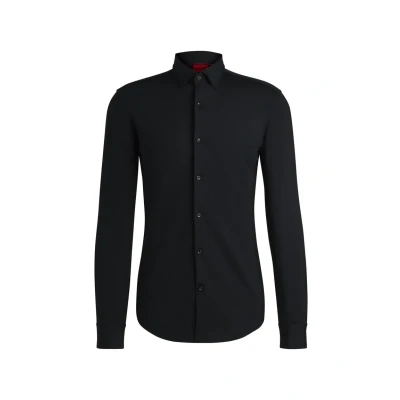 Afbeelding van HUGO Kenno Zakelijk overhemd, Heren, Maat: 37, Black one
