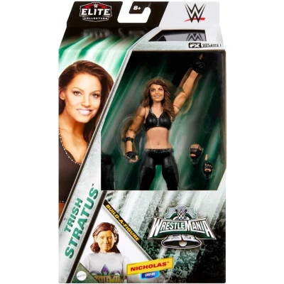 Afbeelding van Mattel WWE Elite WrestleMania actiefiguur met accessoires en onderdelen Nicholas Build A figuur, om te verzamelen voor fans