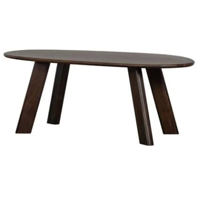 Afbeelding van Roundly eettafel mangohout 200 x 100 cm walnoot