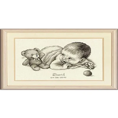 Afbeelding van Vervaco Borduurpakket Baby op de buik 0012148