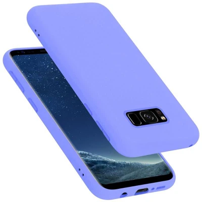 Afbeelding van Cadorabo Hoesje geschikt voor Samsung Galaxy S8 in LIQUID LICHT PAARS Beschermhoes gemaakt van flexibel TPU silicone Case Cover