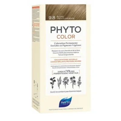 Afbeelding van Phyto Coloration des cheveux Phytocolor permanente 9.8 Blond très clair beige
