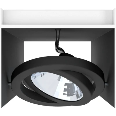 Afbeelding van Eglo Verlichting Plafondlamp &#039;VIDAGO&#039; 1L wit/zwart