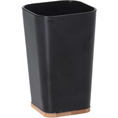 Afbeelding van Tandenborstelhouder Bathroom Solutions (Kunststof, Bamboe, Zwart)