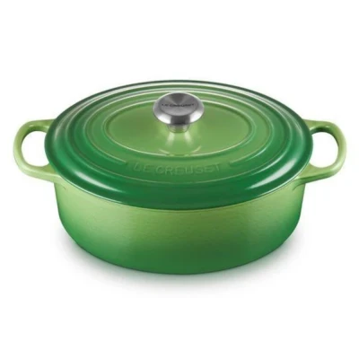 Afbeelding van Le Creuset Braadpan Ovaal Signature Bamboo ø 29 cm / 4.7 Liter