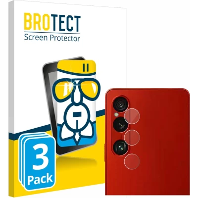 Afbeelding van BROTECT Screenprotector voor Sony Xperia 1 VI (ALLEEN Camera Lens) Folie Beschermfolie Beschermglas transparant (3 Stuks)