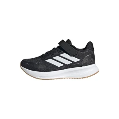 Afbeelding van adidas Runfalcon 5 schoenen voor kinderen, lage schoenen, geen voetbal, uniseks Core Zwart/Ftwr Wit/GUM 3, 30 EU