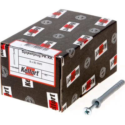 Afbeelding van Slagplug Kelfort met nagel 8x80mm 50 stuks