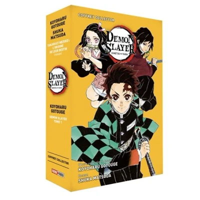 Image de Coffret Demon Slayer : Roman jeunesse N01 + Tome 01