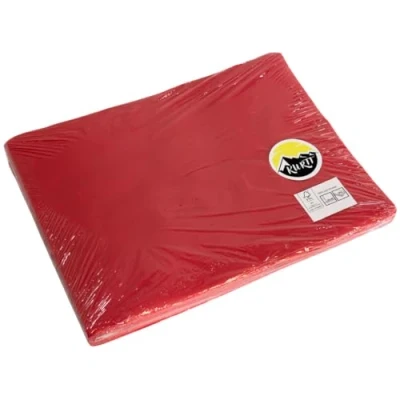Afbeelding van KURTT 250 Placemats, 30x40cm Antislip Placemat van gecoat papier Waterafstotende Onderlegger, Onderzetter rood