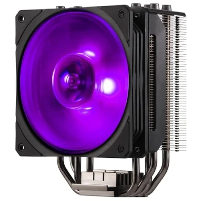 Afbeelding van Cooler Master RR 212S 20PC R2 Hyper 212RGB Black edition wLGA1700, 120mm, 650 2000 RPM, 4 heatpipe