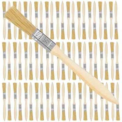 Afbeelding van Kurtzy 12,7 mm Verfkwasten (72 Pak) Professioneel Houten Handvat Set voor Verf, Stainen, Vernissen Lijmen en Huis DIY Beige