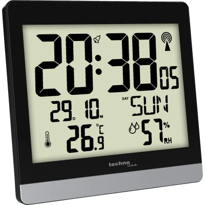 Afbeelding van WS 8014 moderne radioklok met XXL display, zwart
