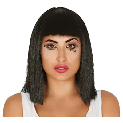 Afbeelding van Fiestas Guirca pruik Cleopatra Carnaval accessoires Pruiken