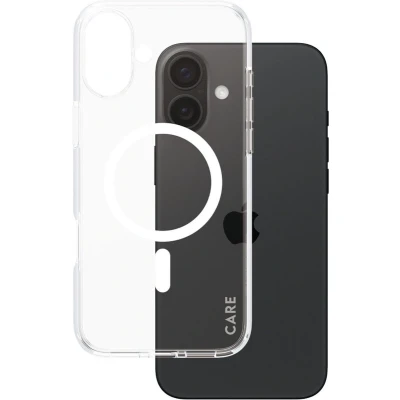 Afbeelding van Care Cover Flagship Urban Combat Magsafe Iphone 16 Plus Transparant Wit (1339)