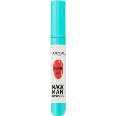 Afbeelding van L&#039;Oreal Magic Mani Retouch &amp; Go Nagellak #301 Coral