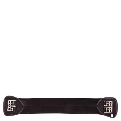 Afbeelding van BR Singel Dressuur Neopreen/fluweel Ss Rolgespen Zwart 60cm