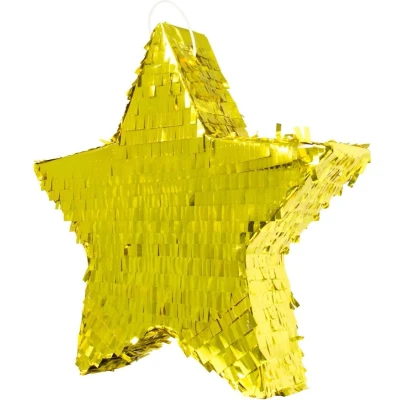 Afbeelding van Pinata Goudkleurige Ster 45cm