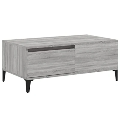 Image de vidaXL Table basse Sonoma gris 90x50x36,5 cm Bois d&#039;ingénierie830602