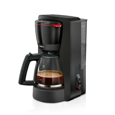 Image de Cafetière filtre 15 tasses 1200w noir Bosch TKA2M113