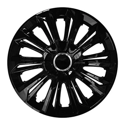 Afbeelding van NRM Extra Sterk Wieldoppen 15 inch Set van 4 stuks Zwart