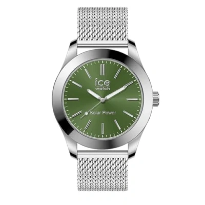 Afbeelding van ICE Watch steel Silver green 023796 Horloge Staal Zilverkleurig Ø 40 mm