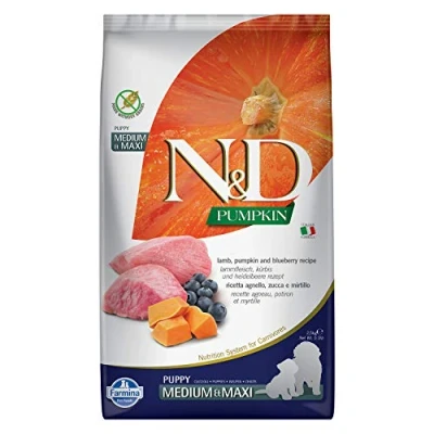 Afbeelding van N&amp;D Pumpkin puppyvoeding Lam medium/maxi 2.5 kg.