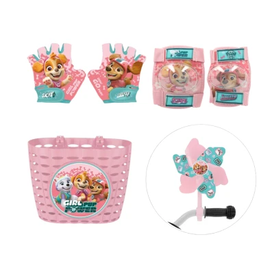 Afbeelding van Paw Patrol Fiets accessoires ; Helm, Handschoenen en Knie beschermers 8721122781760
