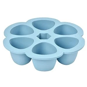 Afbeelding van Béaba Siliconen multiportions 6x90 ml Blauw